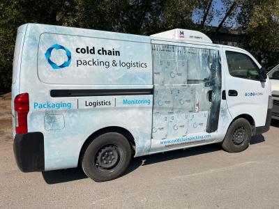 LKW von Cold Chain Packing & Logistics